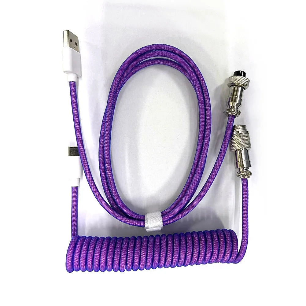 Aviator Coiled Power Cable USB A to Type C
