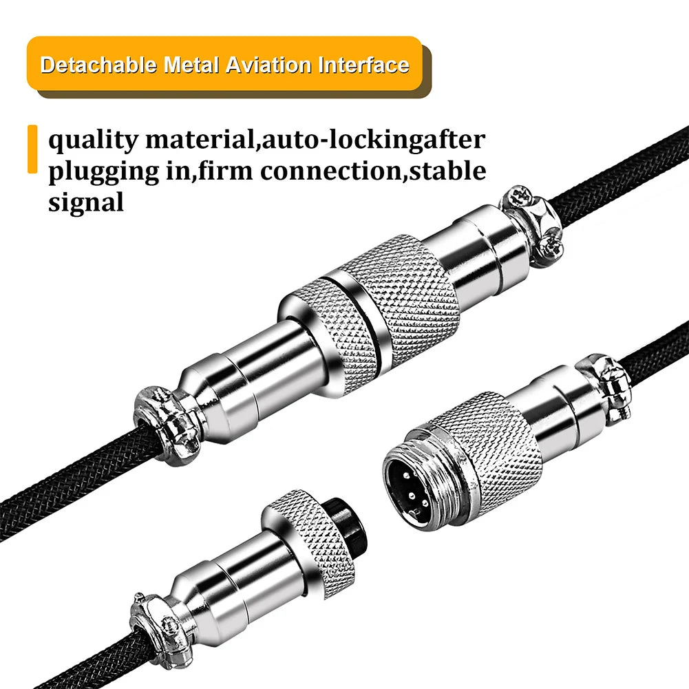 Aviator Coiled Power Cable USB A to Type C