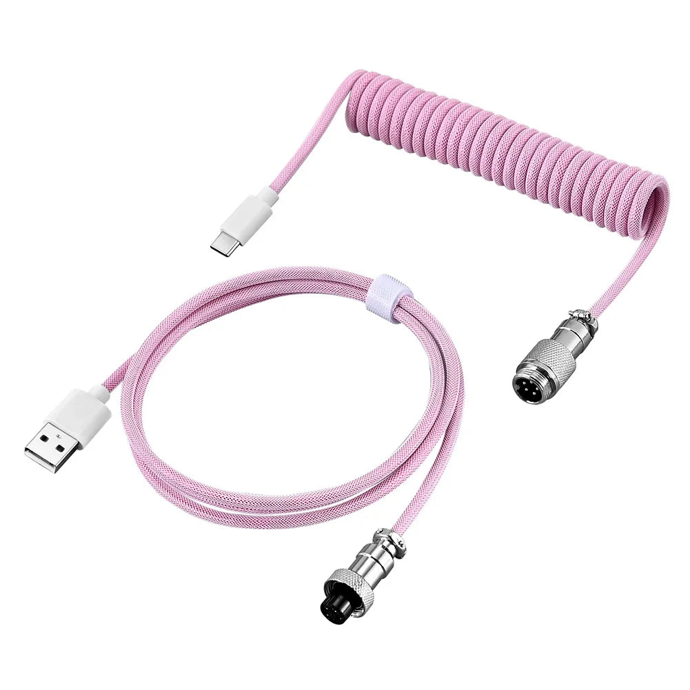 Aviator Coiled Power Cable USB A to Type C