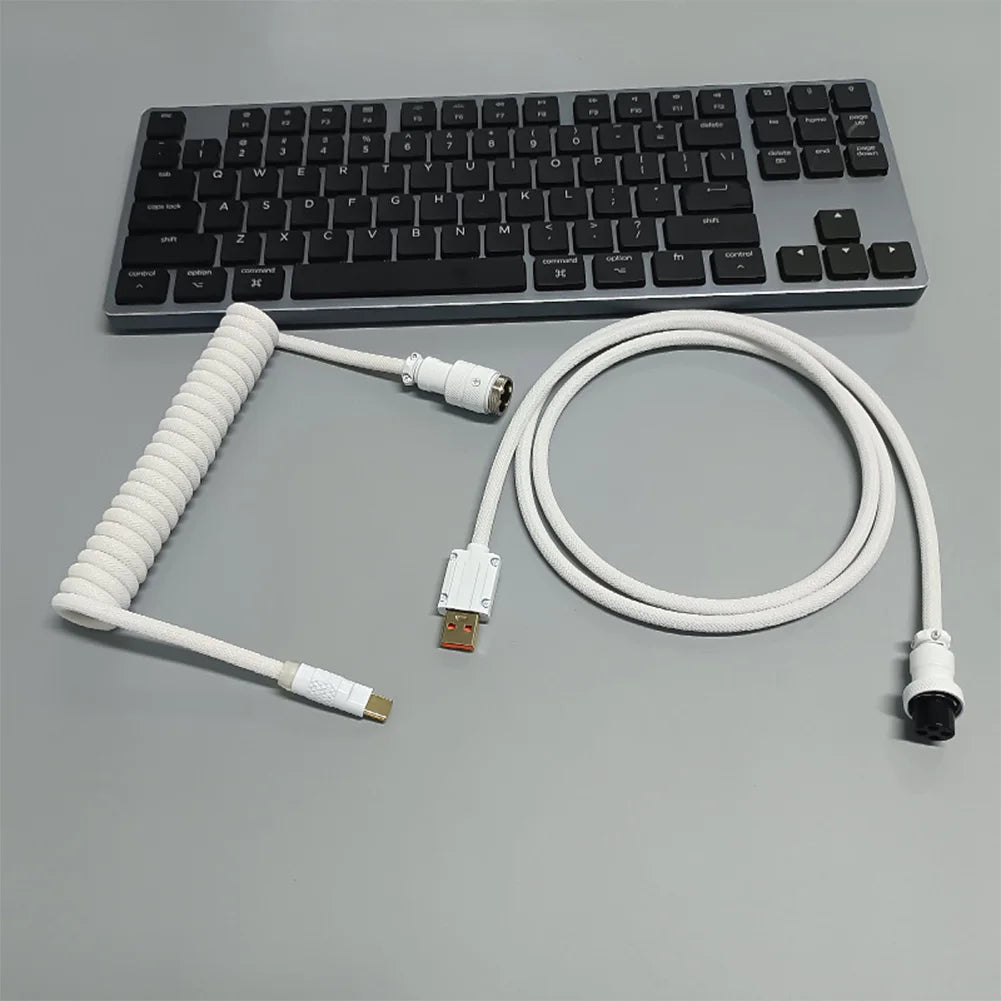 Aviator Coiled Power Cable USB A to Type C
